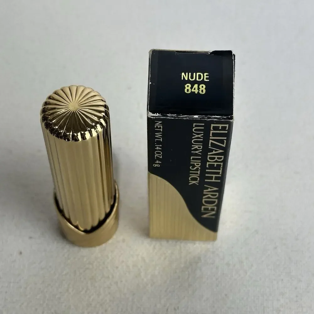 Vintage elizabeth arden Gold luxury moisture lipstick Nude